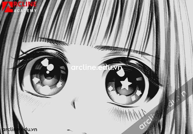 Học vẽ mắt anime 1