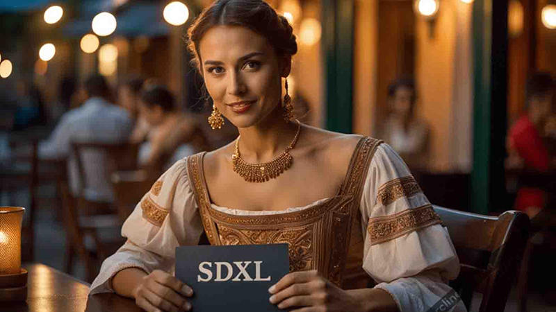f-02050-2336473088-photo-of-young-beautiful-Caucasian-woman-holding-a-sign-saying-_SDXL_-woman-with-traditional-colonial-clothing-highlight-hair