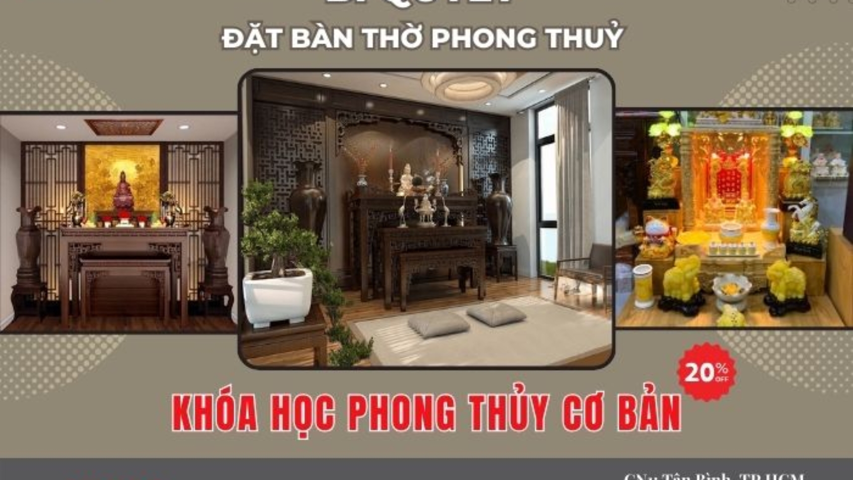 Phong thủy bàn thờ