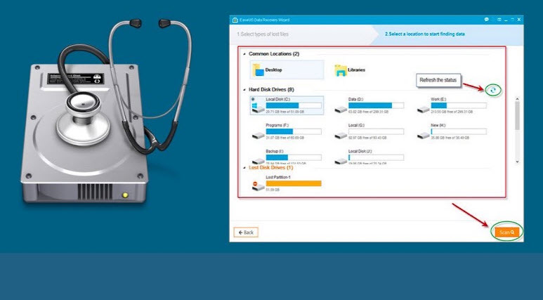 phục hồi dữ liệu ổ cứng bị format