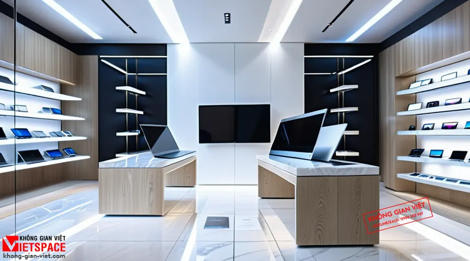 Thiet ke showrooom dien may 5 6